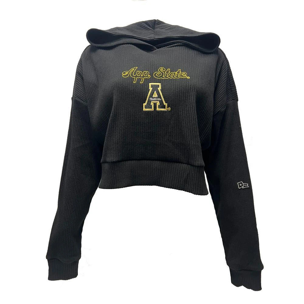 App State Hype And Vice Warm-Up Cropped Hooded Sweatshirt