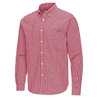 Arkansas Antigua Ellis Gingham Woven Shirt