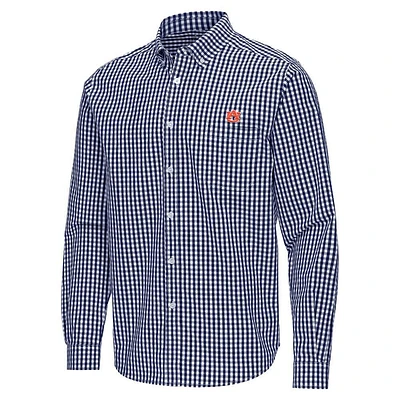 Auburn Antigua Ellis Gingham Woven Shirt