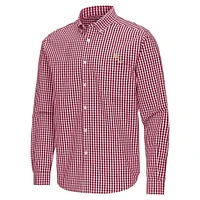 Florida State Antigua Ellis Gingham Woven Shirt