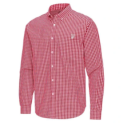 Indiana Antigua Ellis Gingham Woven Shirt