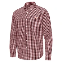 Virginia Tech Antigua Ellis Gingham Woven Shirt