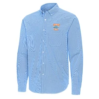 Tennessee Antigua Lady Vols Porter Micro Check Woven Shirt