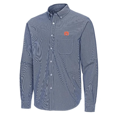 Auburn Antigua Porter Micro Check Woven Shirt