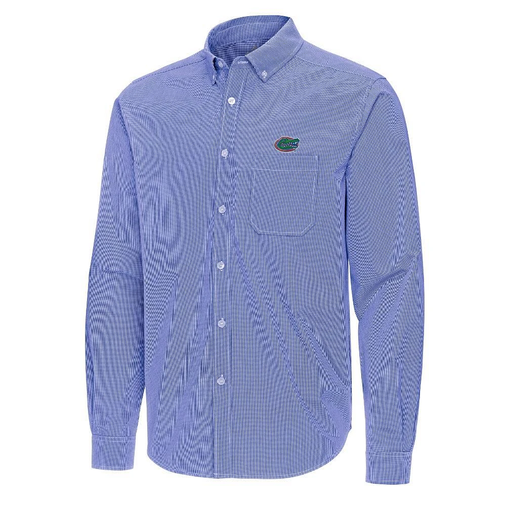 Florida Antigua Porter Micro Check Woven Shirt