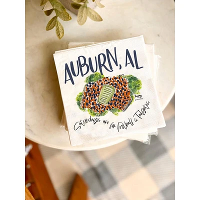 Auburn 20-Pack Football Town Napkins