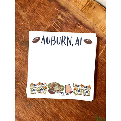 Auburn 100-Page Football Town Notepad