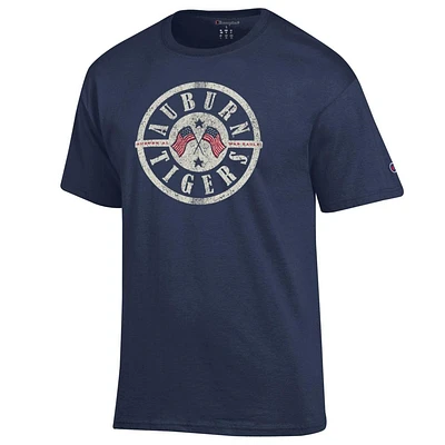Auburn Champion Circle Flags Americana Tee