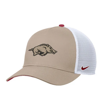 Arkansas Nike Rise Pinch Mesh Adjustable Trucker Cap