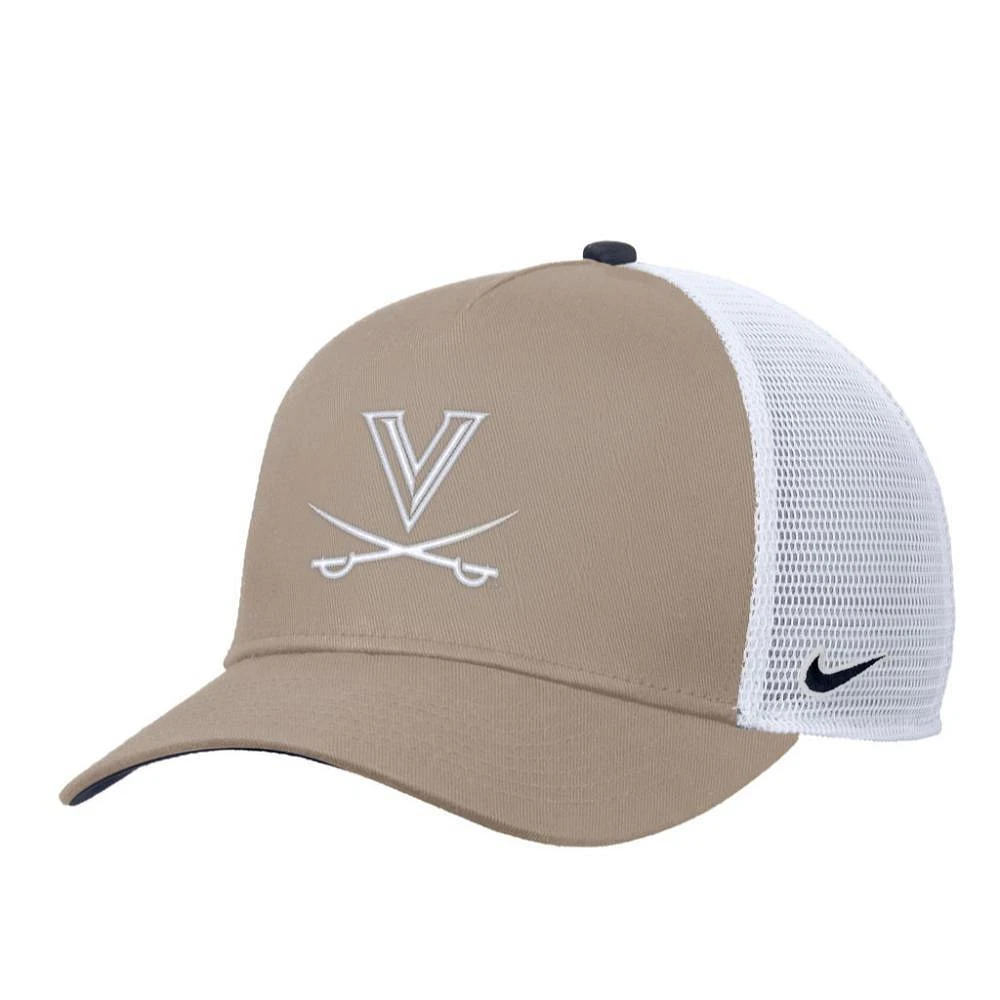 Virginia Nike Rise Pinch Mesh Adjustable Trucker Cap