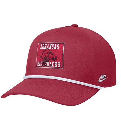 Arkansas Nike Vault Rise Pinch Rope Structured Cap