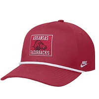 Arkansas Nike Vault Rise Pinch Rope Structured Cap