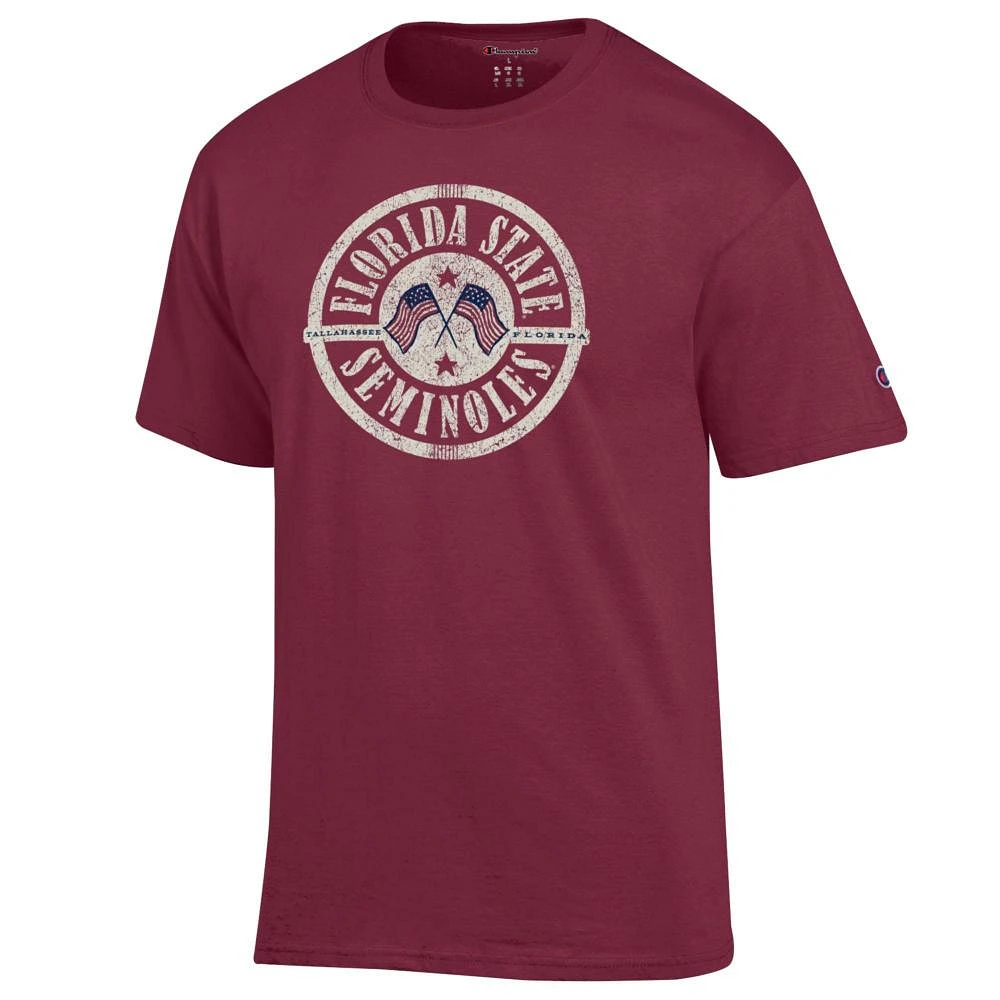 Florida State Champion Circle Flags Americana Tee