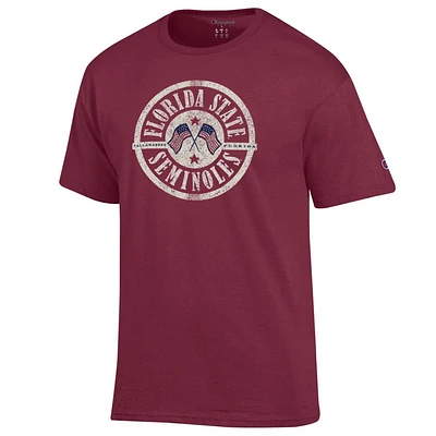 Florida State Champion Circle Flags Americana Tee