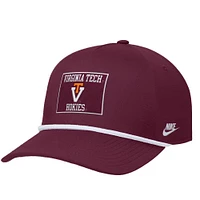 Virginia Tech Nike Vault Rise Pinch Rope Structured Cap