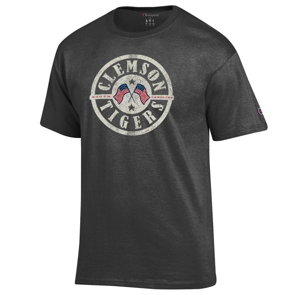 Clemson Champion Circle Flags Americana Tee