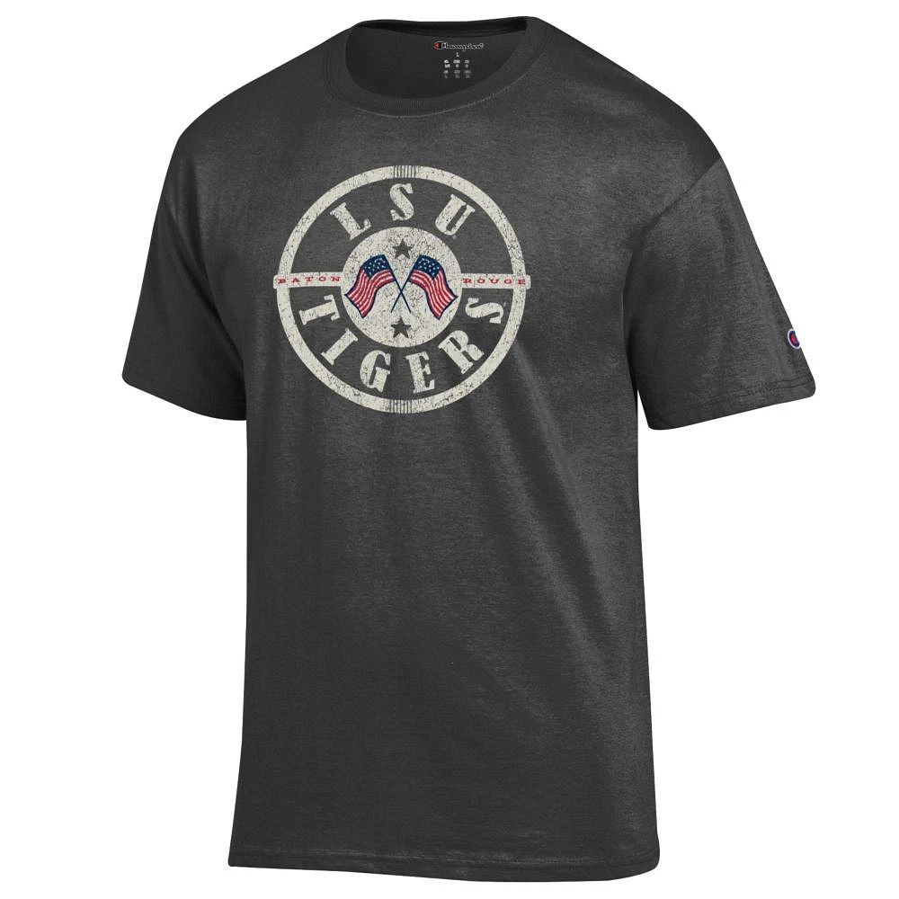 LSU Champion Circle Flags Americana Tee