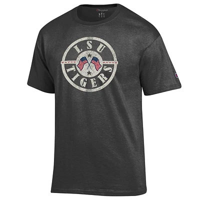 LSU Champion Circle Flags Americana Tee