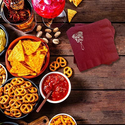 Bulldog 20-Count Foil Napkins
