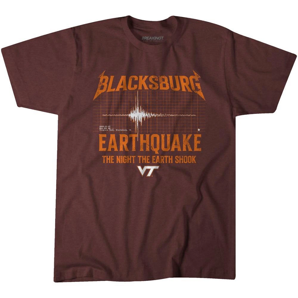 Virginia Tech Blacksburg Earthquake Tee