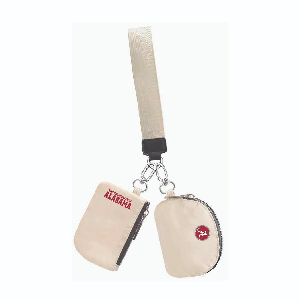 Alabama Oversized Keystrap with Dual Coin Purses