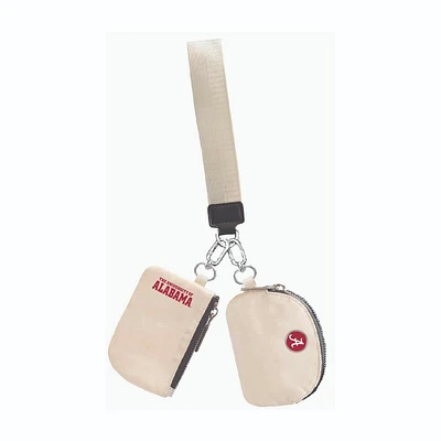 Alabama Oversized Keystrap with Dual Coin Purses
