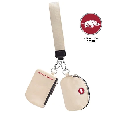 Arkansas Oversized Keystrap with Dual Coin Purses