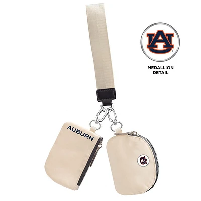 Auburn Oversized Keystrap with Dual Coin Purses