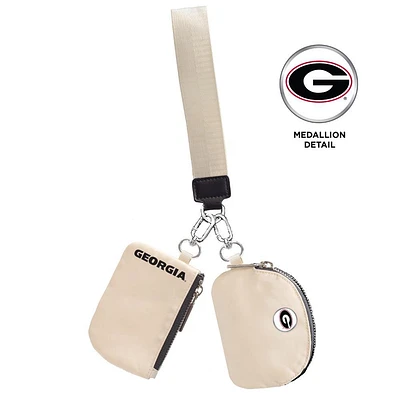 Georgia Oversized Keystrap with Dual Coin Purses
