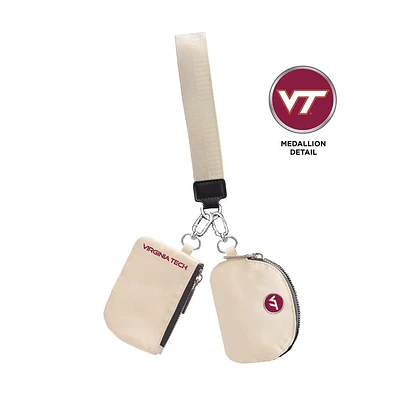 Virginia Tech Oversized Keystrap with Dual Coin Purses