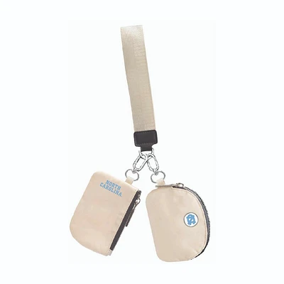 UNC Oversized Keystrap with Dual Coin Purses
