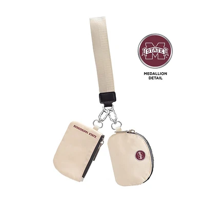 Mississippi State Oversized Keystrap with Dual Coin Purses