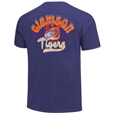 Clemson Vault Arch Logo Script Comfort Colors Tee