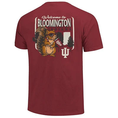 Indiana Fan Squirrel Campus Comfort Colors Tee