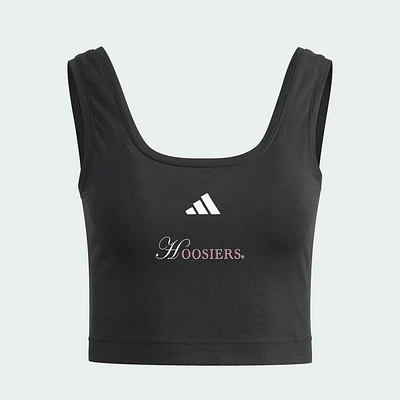 Indiana Adidas Women's Spring Semester Cropped Tank Top