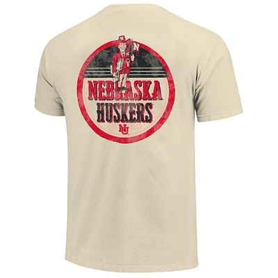 Nebraska Vault Split Circle Mascot Comfort Colors Tee