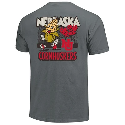 Nebraska Retro Cornfield Poster Comfort Colors Tee