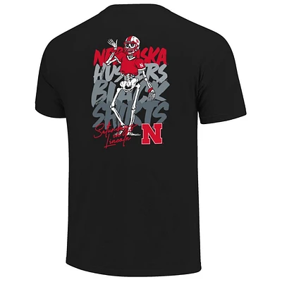 Nebraska Blackshirts Skeleton Comfort Colors Tee