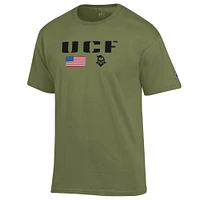 UCF Champion Military Font Over Flag/ Logo Americana Tee