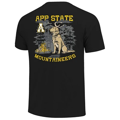 App State Campfire Dog Comfort Colors Tee