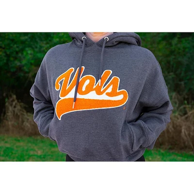 Tennessee Volunteer Traditions Women's Script Vols Chenille Cropped Hoodie