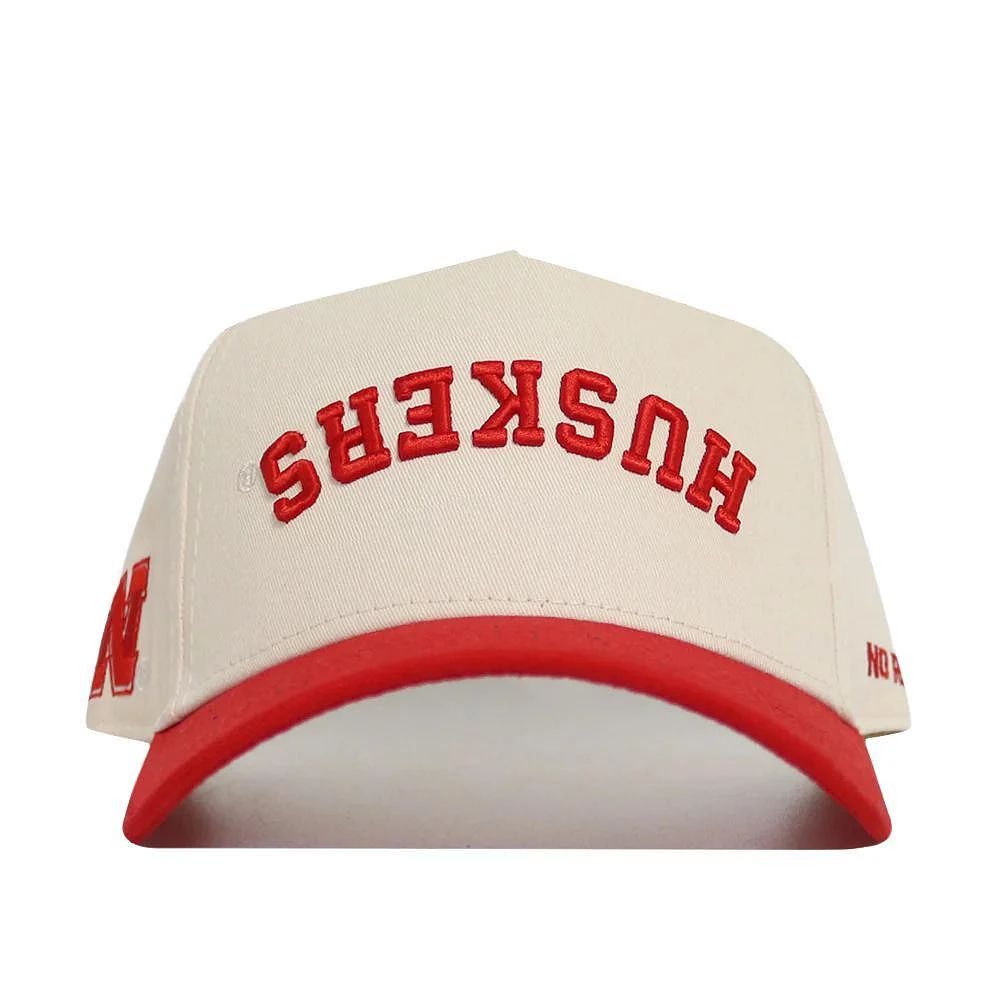 Nebraska No Rivals Upside Down Huskers Structured Cap