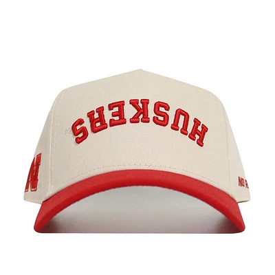 Nebraska No Rivals Upside Down Huskers Structured Cap