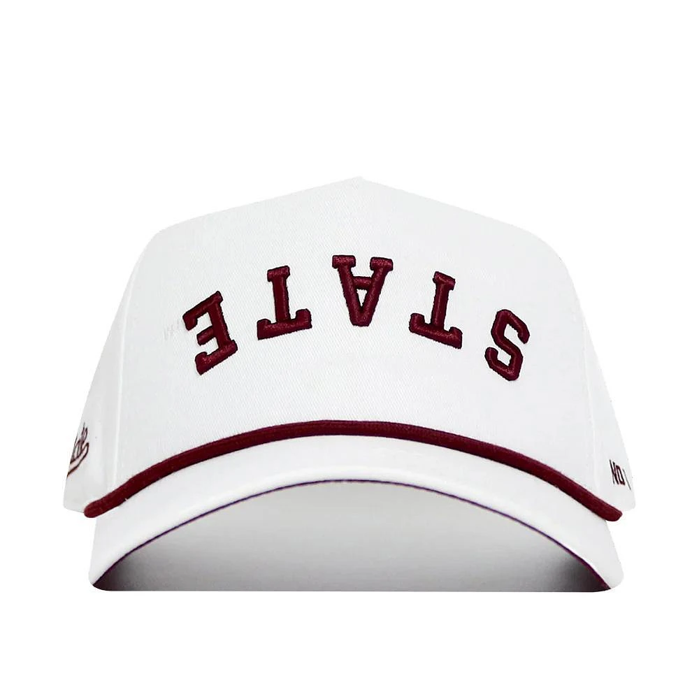 Mississippi State No Rivals Upside Down State Structured Cap