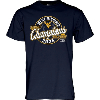 West Virginia 2025 Big 12 Baseball Regular Season Champions Tee