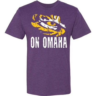 LSU Bayou Apparel Eye on Omaha Baseball Tee