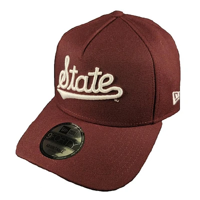 Mississippi State New Era 940 Script Adjustable Cap