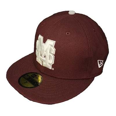 Mississippi State New Era 5950 Interlock Fitted Baseball Cap