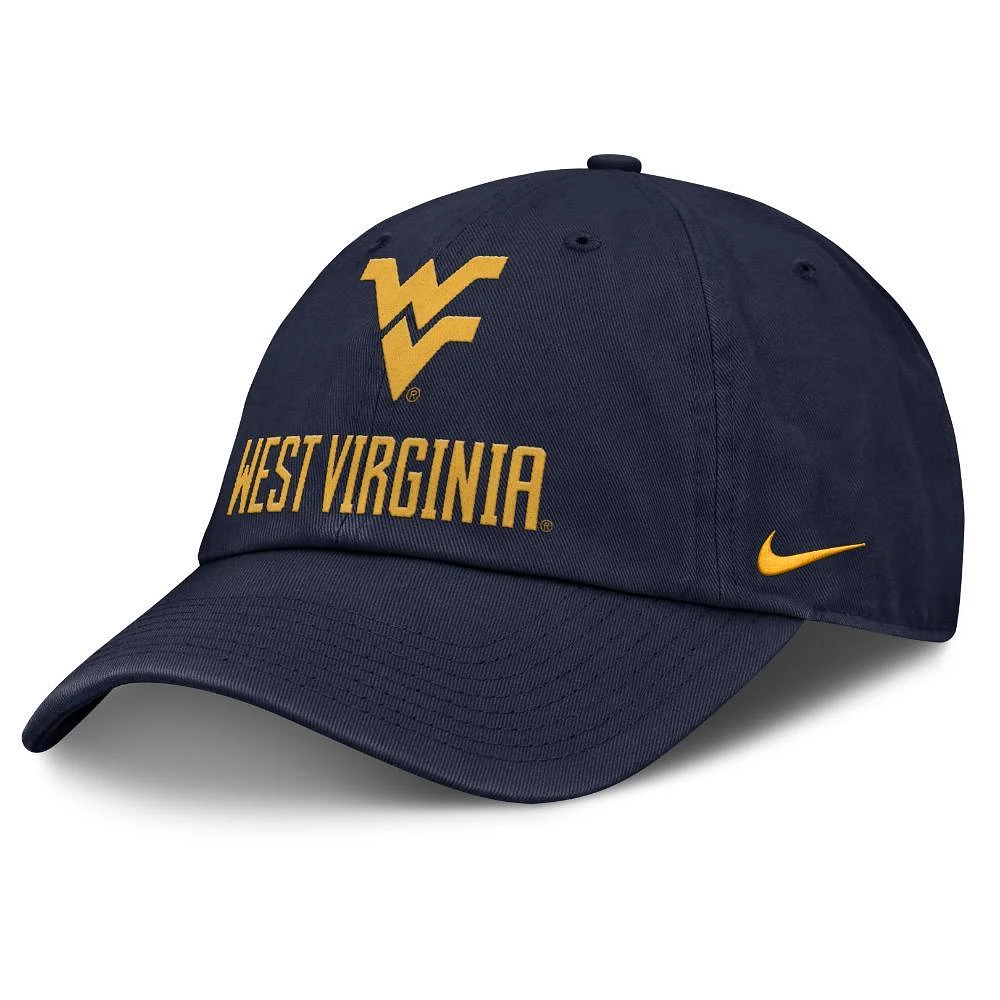 West Virginia Nike Gameday Club Unstructured Cap