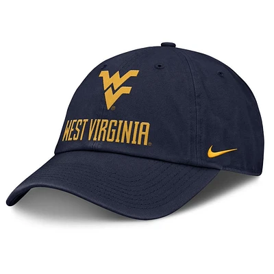 West Virginia Nike Gameday Club Unstructured Cap